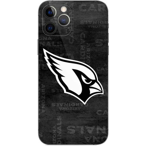 NFL Arizona Cardinals Black & White iPhone 12 Pro Skin